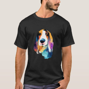 Basset Hound Dog Wild Nature Animal  T-Shirt