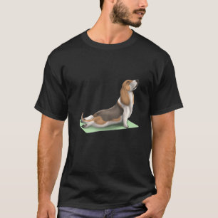 Basset Hound Dog Yoga Pose Meditation Zen Workout T-Shirt