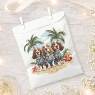 Basset Hound Dogs Hawaiian Shirts Favour Bags