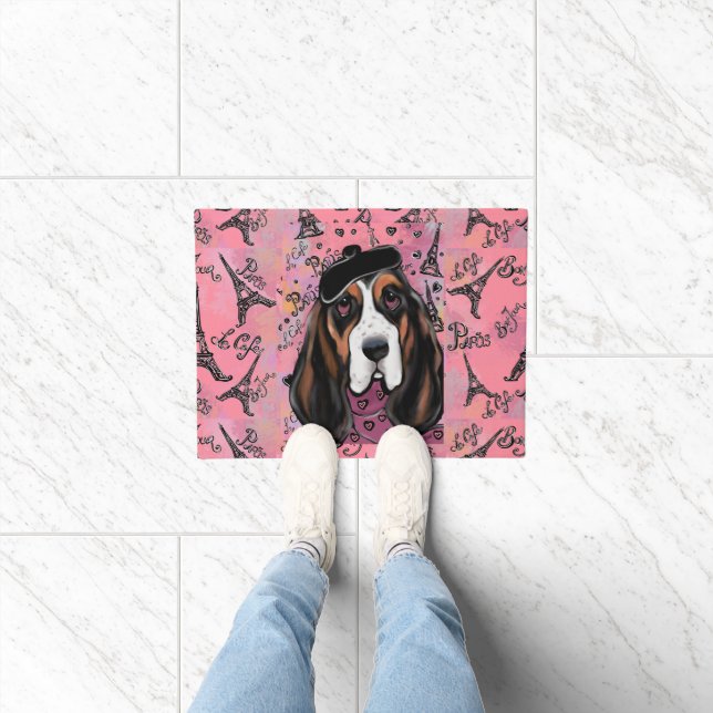 Basset Hound Doormat (Indoor)