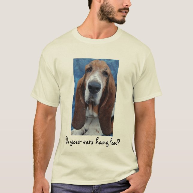 Basset Hound Ears Mens T-Shirt (Front)