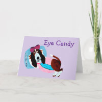 Basset Hound Eye Candy Swimsuit Model