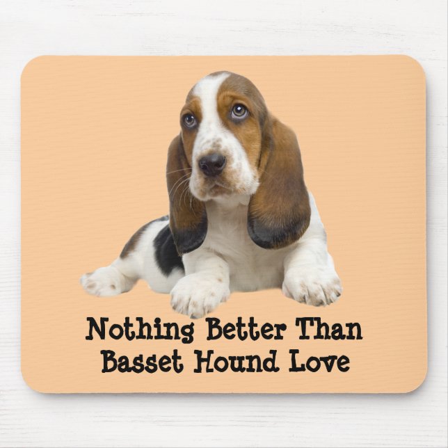 Basset Hound Fabulous Face Mousepad (Front)