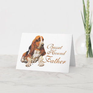 Basset Hound Father's Day Card