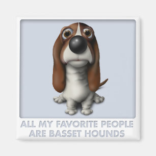Basset Hound Favourite Magnet
