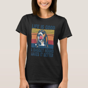 Basset Hound For Women Men Dog Mum Dad Basset Hou T-Shirt