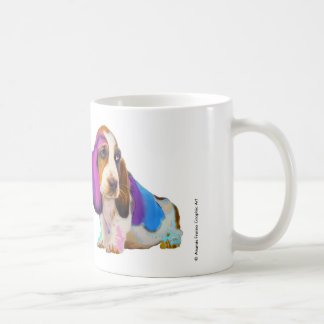 Basset Hound full of colours Mug