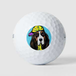Basset Hound  Golf Balls