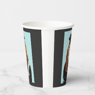 Basset Hound Graduate Paper Cups
