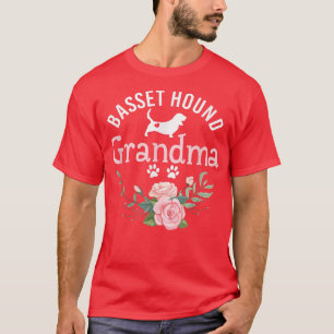 Basset Hound Grandma Dog Gifts Womens Dog Lover Ch T-Shirt