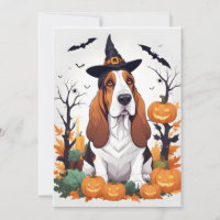 Basset Hound Halloween Cute Adorable Funny Animal
