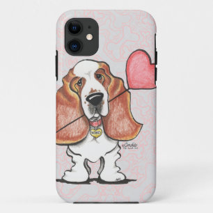 Basset Hound Heart Balloon Case-Mate iPhone Case