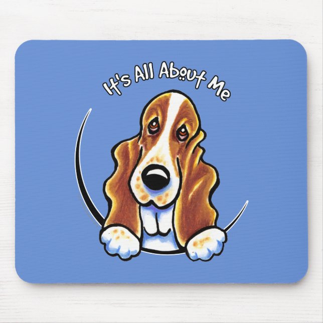 Basset Hound IAAM Mouse Pad (Front)