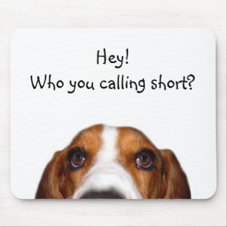 Basset Hound In your face Mouse Pad