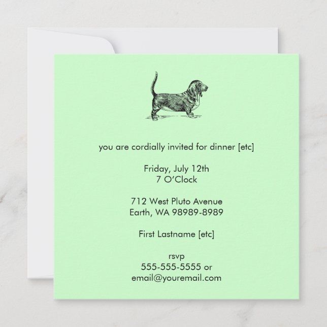 Basset_Hound Invitation (Front)