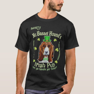 Basset Hound Irish Pub Basset Hound's Irish Pub T-Shirt
