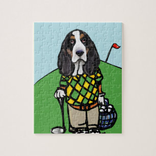 BASSET HOUND JIGSAW PUZZLE