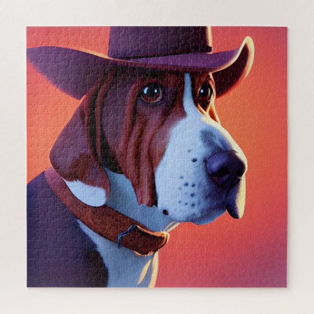 Basset Hound Jigsaw Puzzle (Vertical)