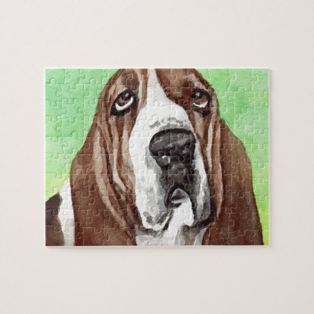 Basset Hound Jigsaw Puzzles (Horizontal)