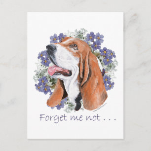 Basset Hound Keepsake Postcard