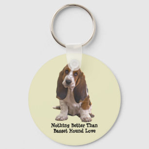 Basset Hound Keychain
