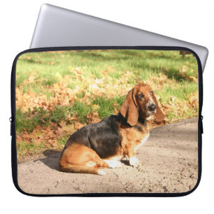 Basset Hound Laptop Case