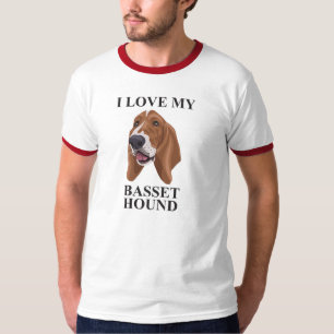 Basset Hound love T-Shirt
