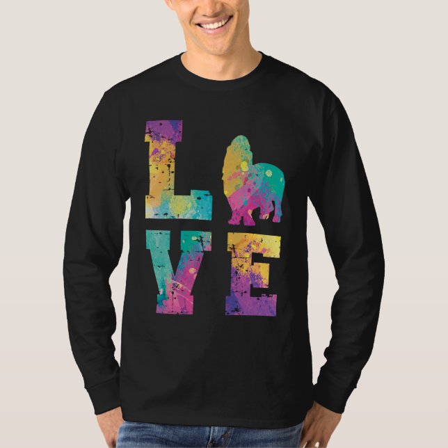 Basset Hound Love T-Shirt (Front)