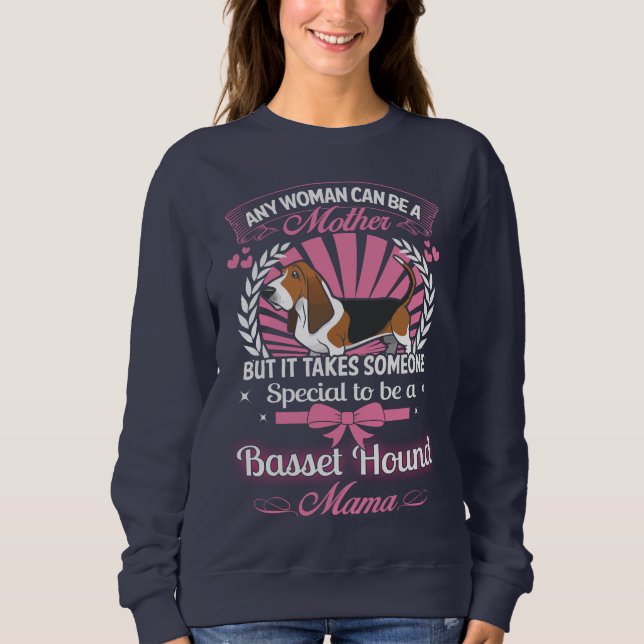 Basset Hound Mama Sweatshirt (Front)