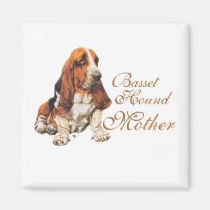 Basset Hound Mother's Day Magnet