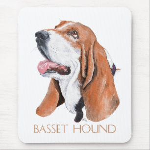 Basset Hound Mouse Pad