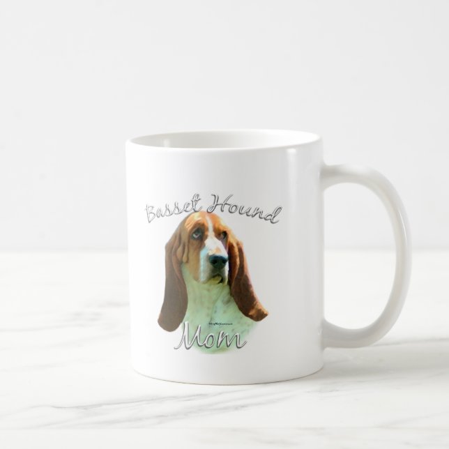 Basset Hound Mum 2 Coffee Mug (Right)