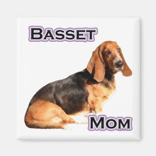 Basset Hound Mum 4 - Magnet