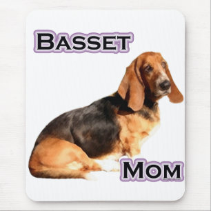Basset Hound Mum 4 Mouse Pad