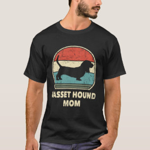 Basset Hound Mum Dog For Women Basset Hound Mama T-Shirt