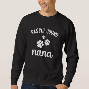 Basset Hound Nana Cute Dog Sweatshirt