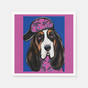 Basset Hound Napkin