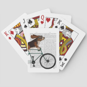 Basset Hound on Playing Cards