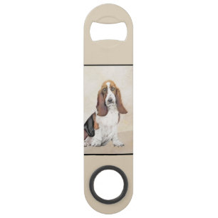 Basset Hound Painting - Cute Original Dog Art