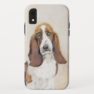 Basset Hound Painting - Cute Original Dog Art Case-Mate iPhone Case