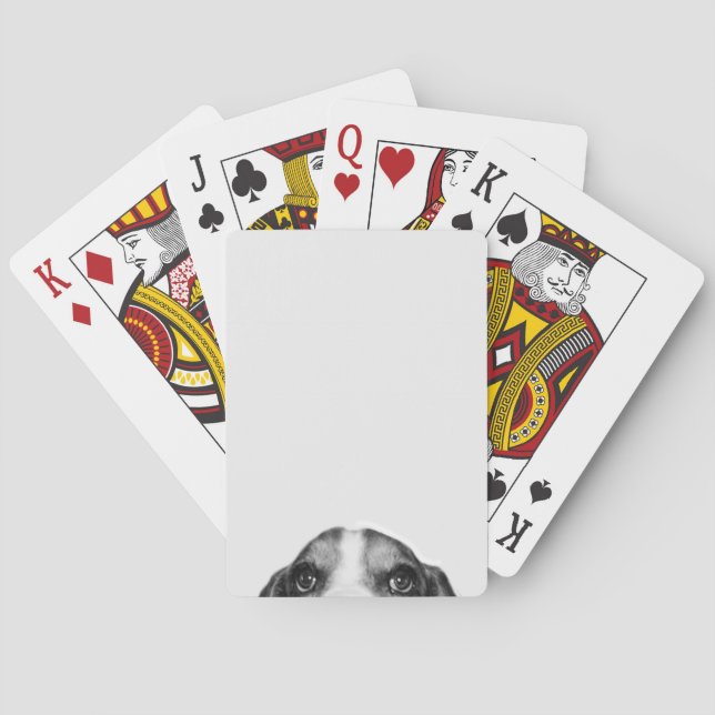 Basset Hound playing cards (Back)