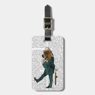 Basset Hound Policeman Luggage Tag