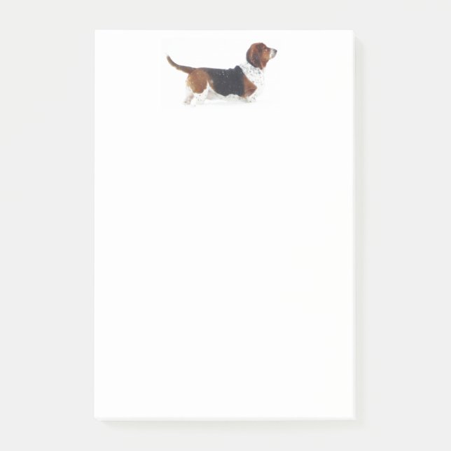 Basset Hound Post-it® Notes (Front)