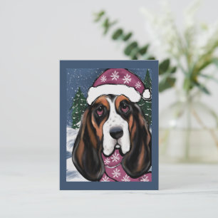 BASSET HOUND POSTCARD