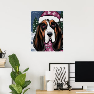 BASSET HOUND POSTER