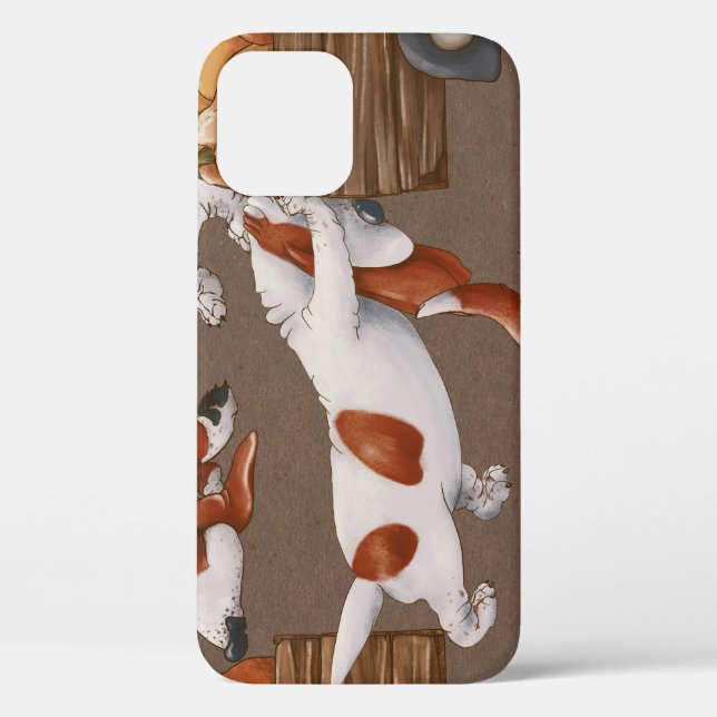 Basset Hound Pumpkin Harvest Pattern Case-Mate iPhone Case (Back)