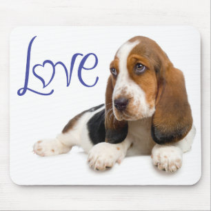 Basset Hound Puppy Dog Computer Mousepad