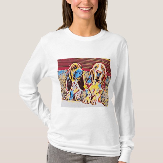 Basset hound shirt (Front)