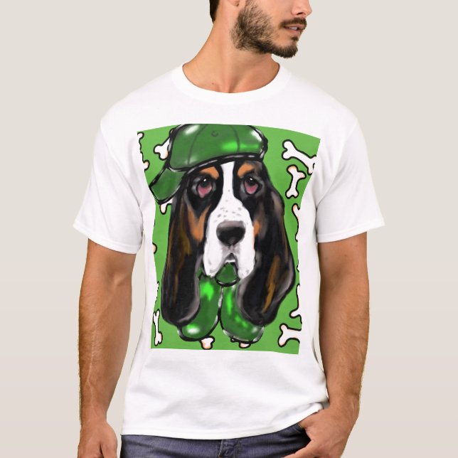 Basset Hound T-Shirt (Front)