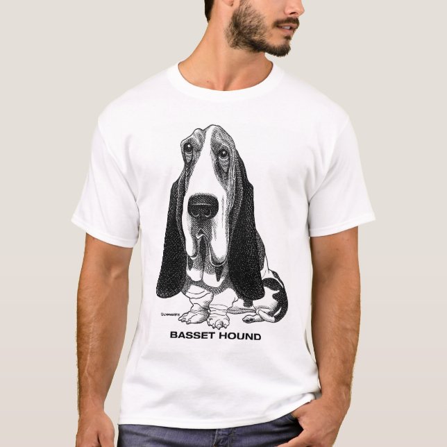 Basset Hound T-Shirt (Front)